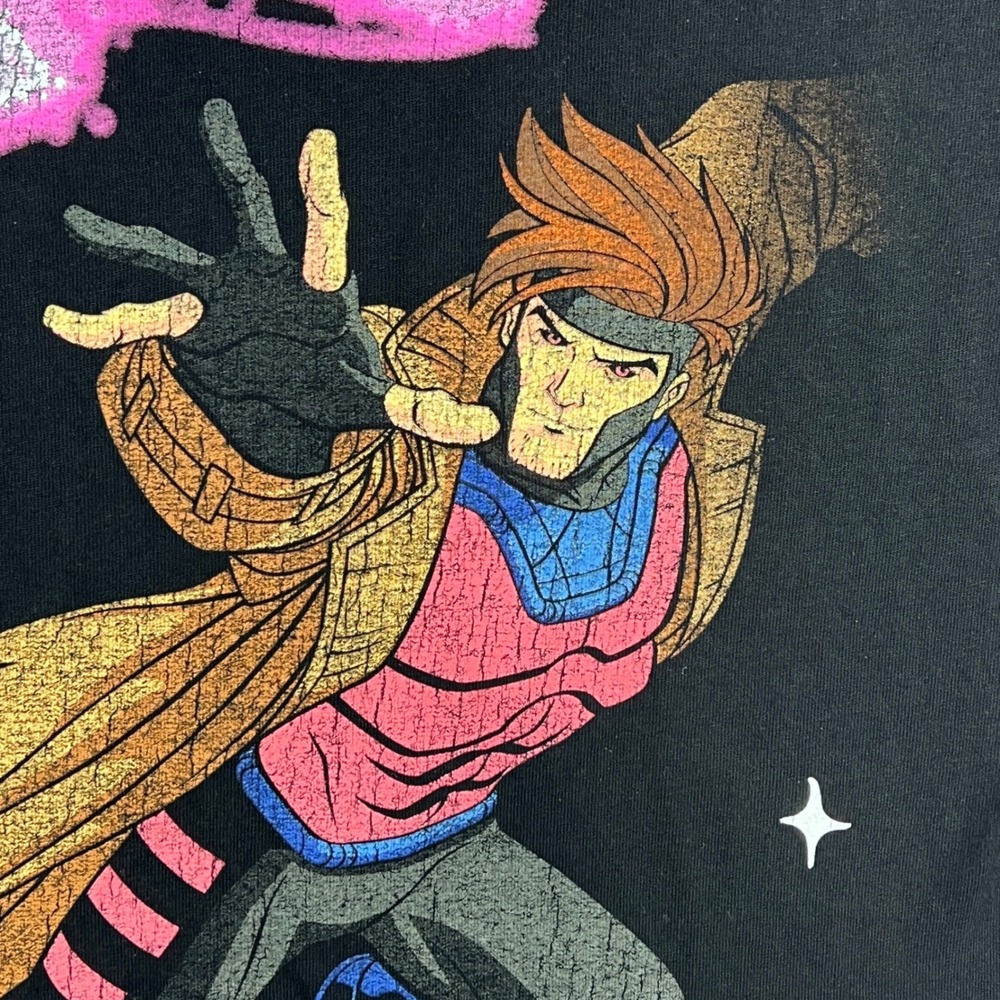 Civil Regime X-Men Gambit T-Shirt Mens Large Marvel Double Sided Graphic Print - Picture 5 of 16